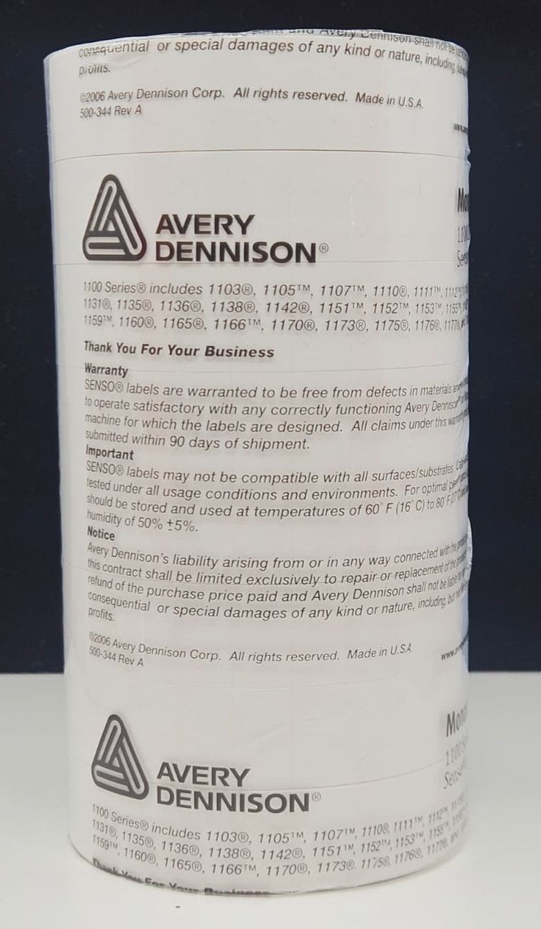 Avery Dennison Monarch 1100 Series Senso Labels 8Pack – NEW