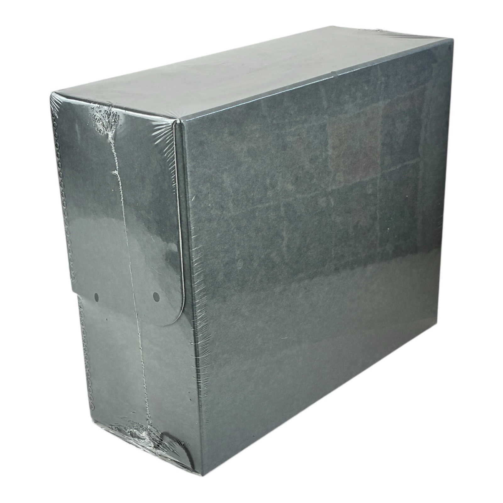 The Container Store Archival Document Storage Box w/ Metal Edge Acid-Free Gray