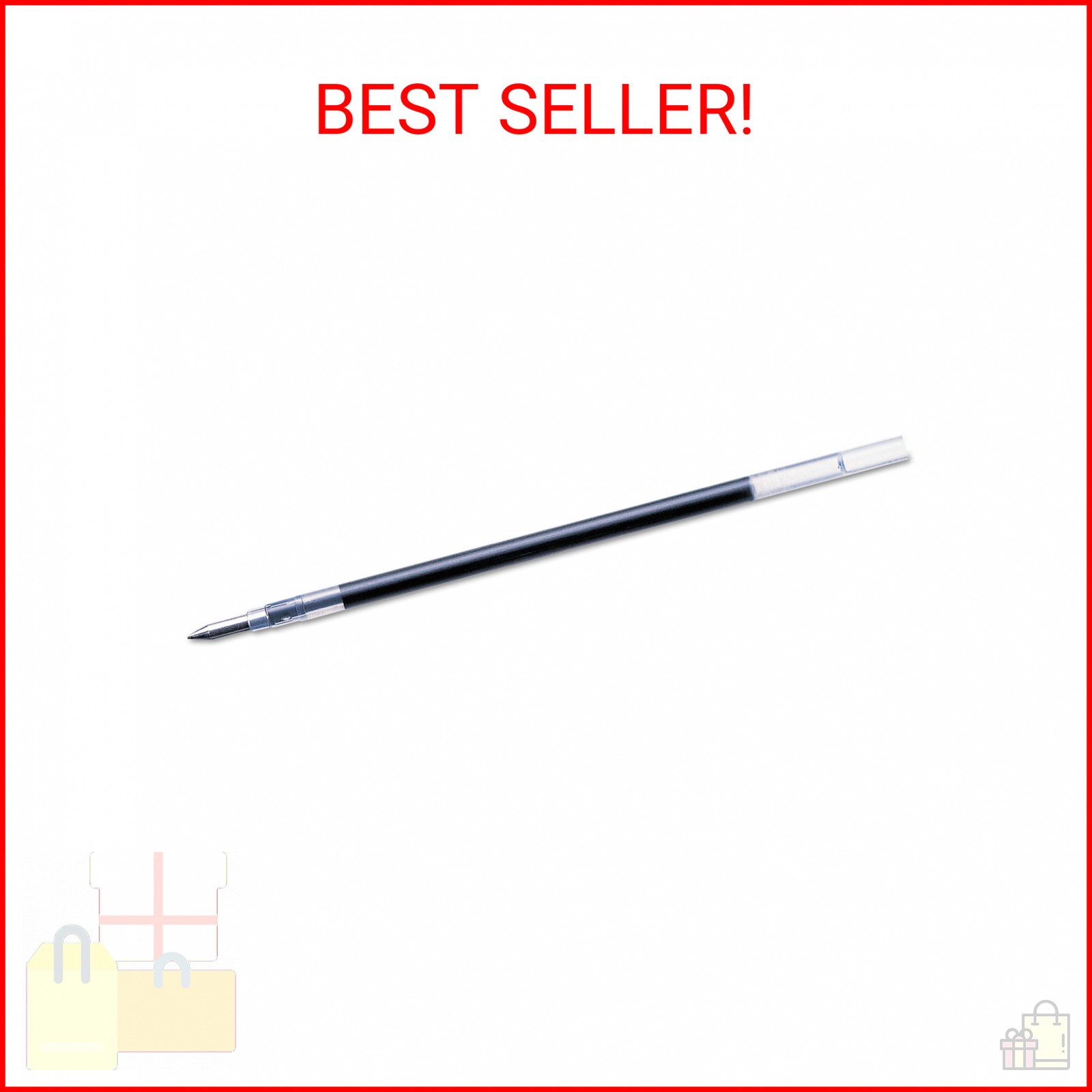 Zebra JK Refills for G301Gel Rollerball Pens, Medium Point, 2/Pack, Black Ink, P
