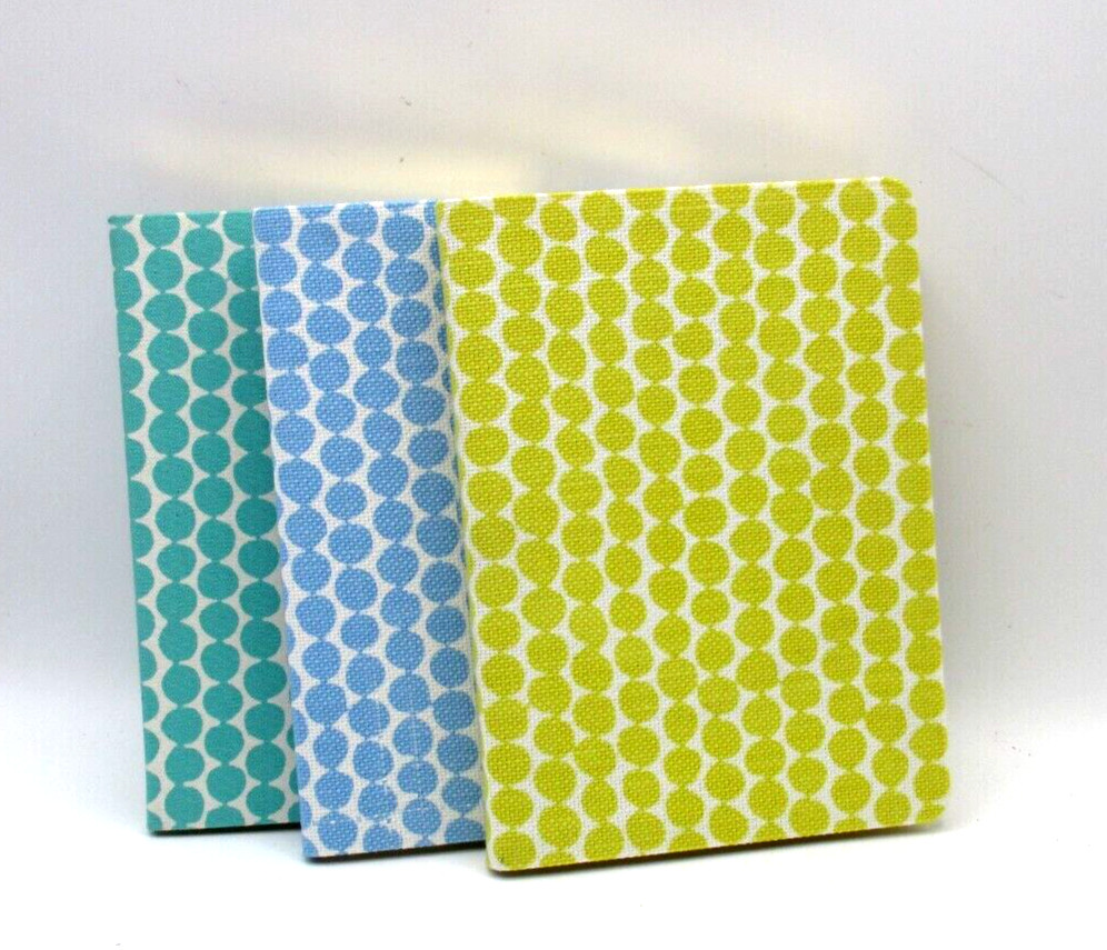 Journal 7″ Flexible Fabric Cover 224 Lined Pages Graphic Image Blue