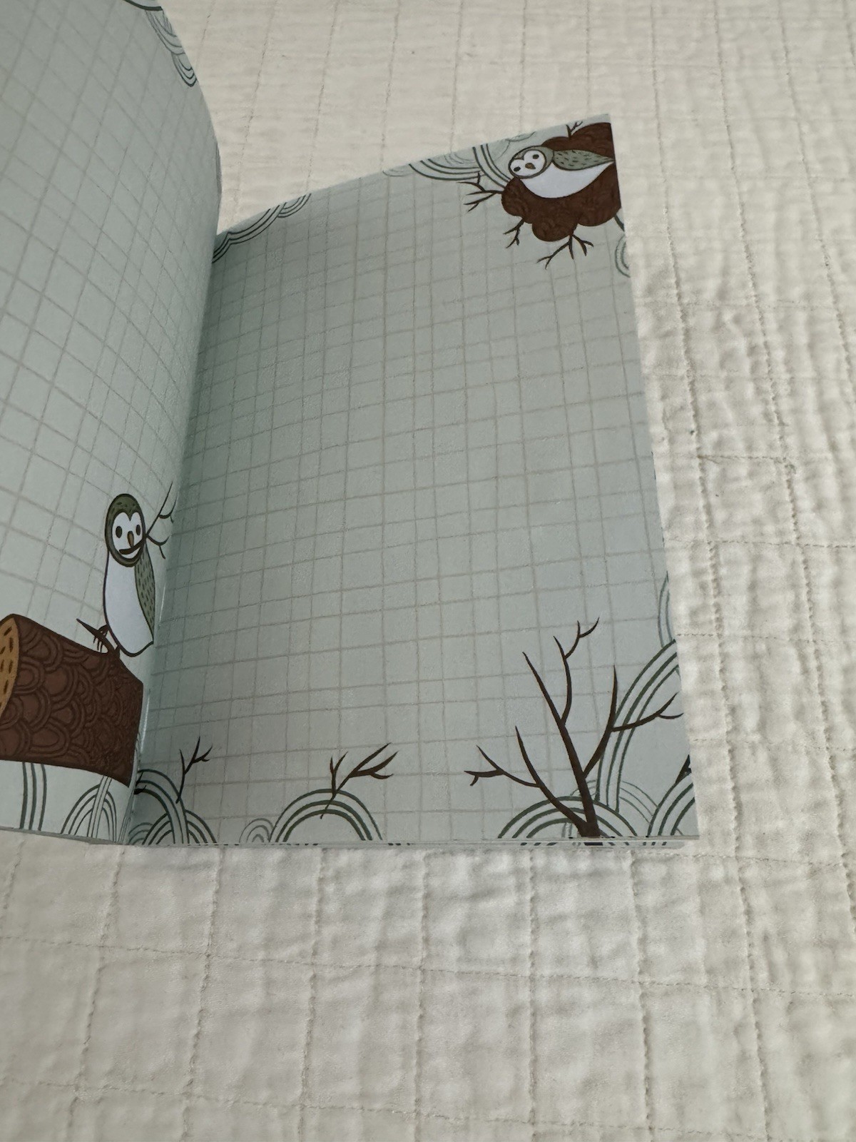 Barnes & Noble Chronicle Books Owl Illustrated Journal Notebook Notepad Unique