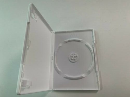 10 PCS ORIGINAL NEW WII CASE, WII LOGO, ARTWORK SLEEVE, WHITE, XZ-WII-W