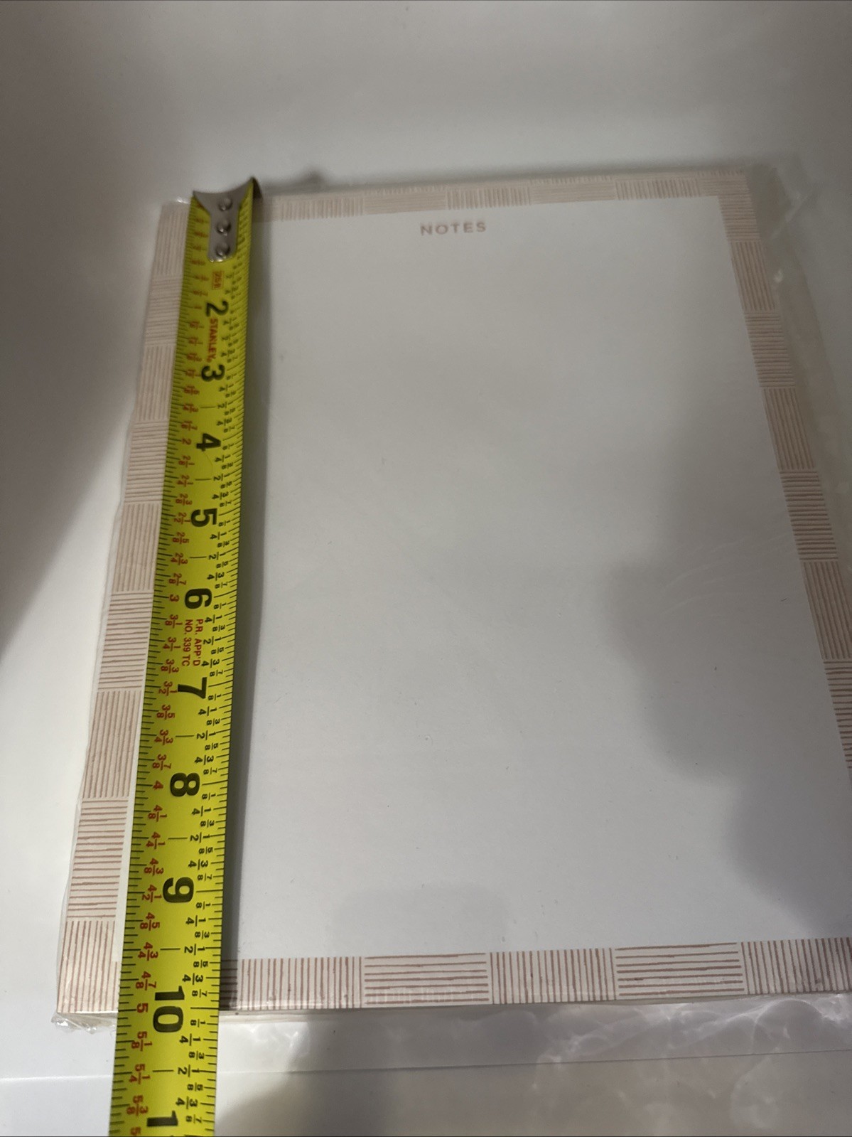 Jumbo Gum Top Desktop Pad with Designer Printed Edge 10″x8″ – Threshold 6 Pads