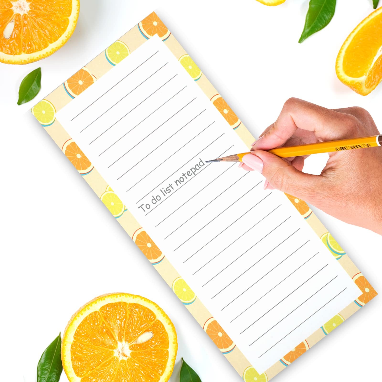 Joyberg 4 Pack Magnetic Notepads for Refrigerator, Grocery List Magnet Pad…