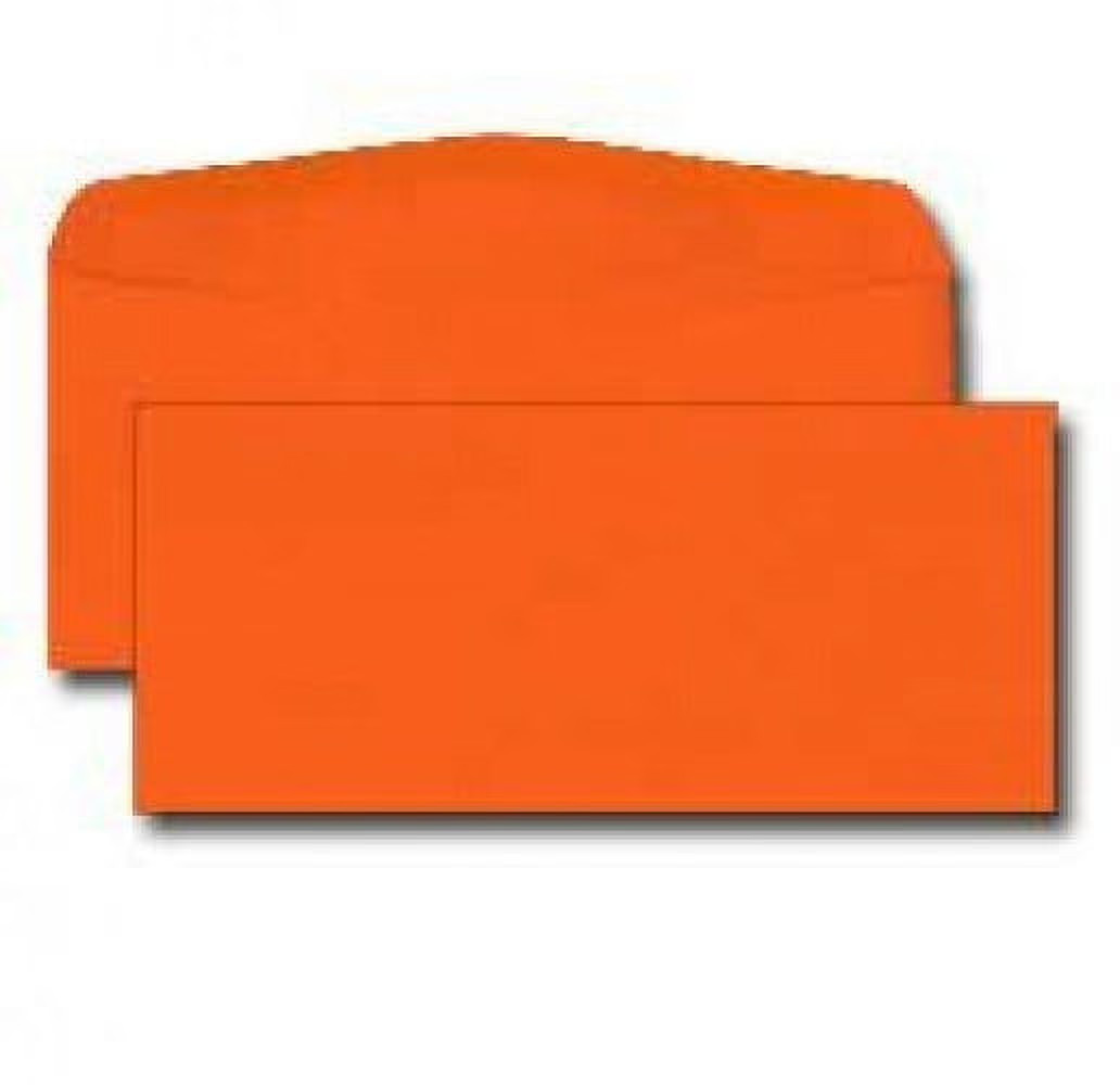 #10 Regular Envelope – Astrobright – 24# Orbit Orange (4 1/8 x 9 1/2) – Busines