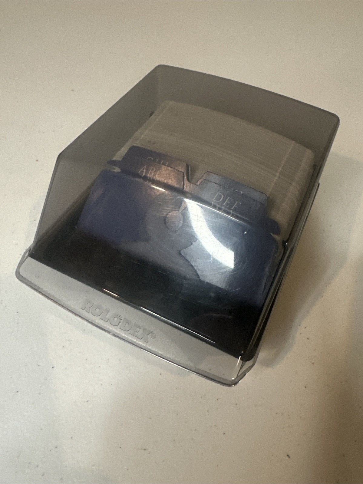 Vintage ROLODEX Business Address Telephone Card File Model S-310C Black