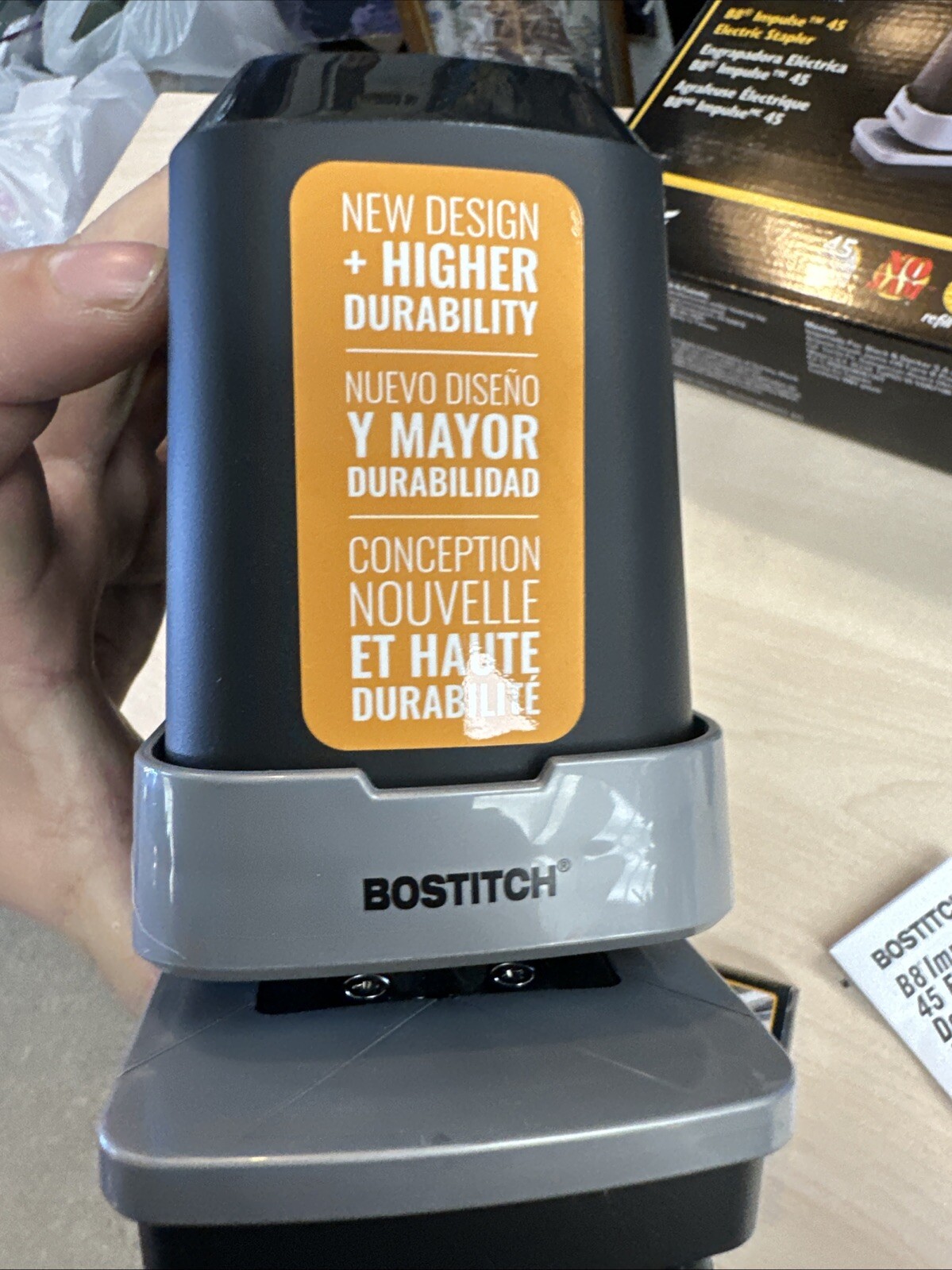 Bostitch B8 Impulse 45 Electric Stapler 45-Sheet Capacity Black New
