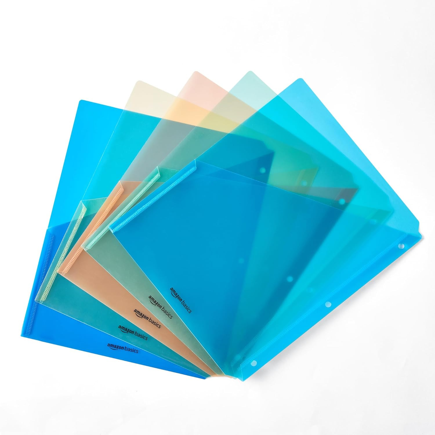 Binder Organizer, Plastic Document Folders, File Jacket, 3-Hole Punch, 9.3 x …