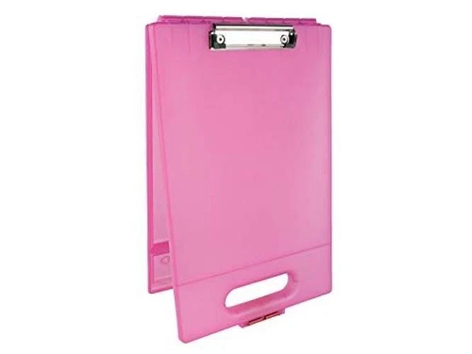 Dexas Clipcase Storage Clipboard with Handle, Black Assorted Colors