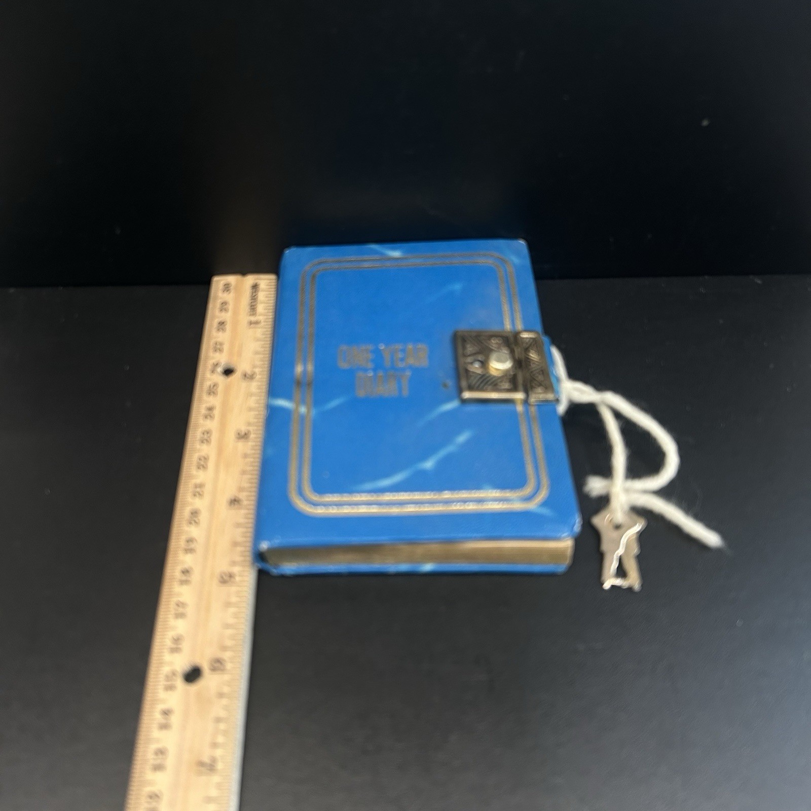 Vintage One Year Diary With Lock And Keys, Unused READ BELOW