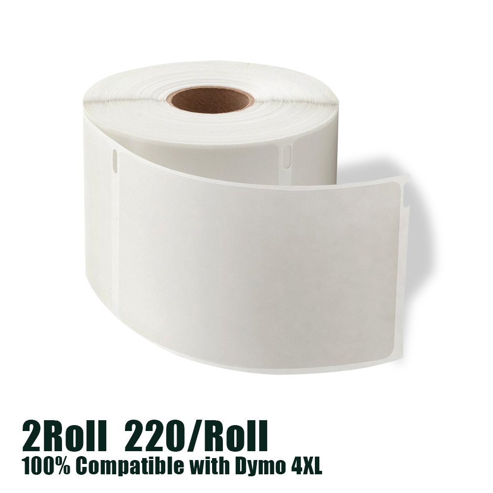 2-20Rolls DYMO 4XL Direct Thermal Shipping Labels 4×6 1744907 Compatible220/Roll