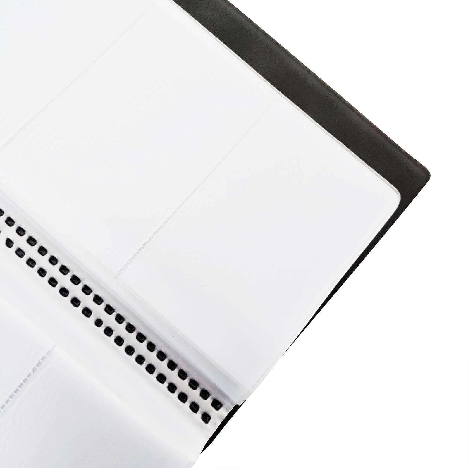 Business Card Organizer Holder Book Portable Binder File Sleeve 120 Cards