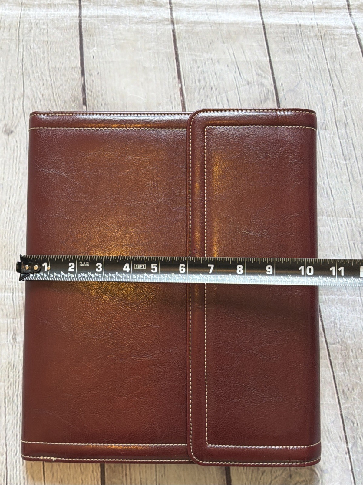Samsonite Leather Portfolio Legal Pad Folio Burgundy Red Attache Briefbag Binder
