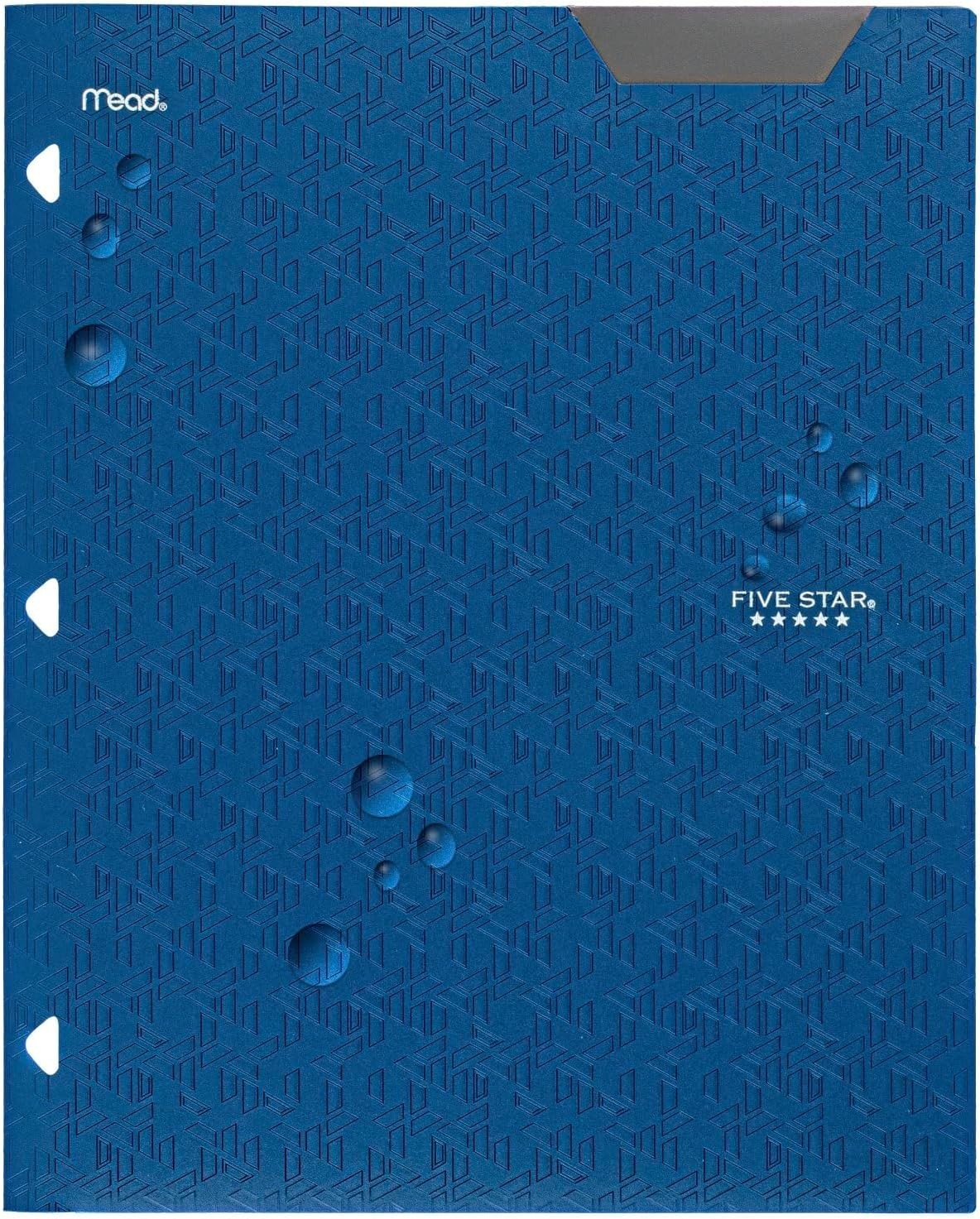 Five Star 2-Pocket Folder, 4 Pack, Plastic, Stay-Put, No Prongs, See Description