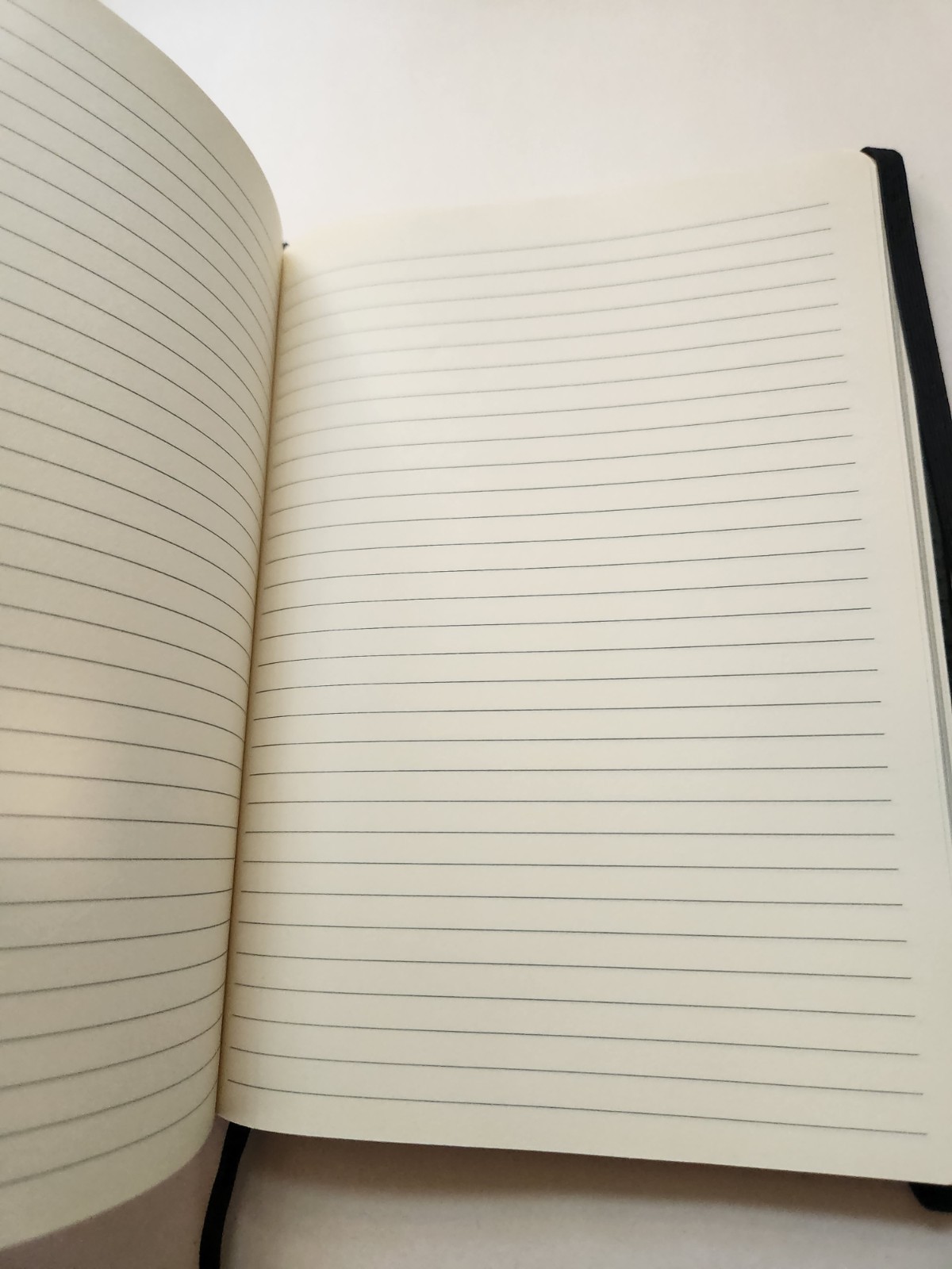 Black & Gold Bee Motif Genuine Bonded Leather Lined Notebook w/ Elastic Bookmark