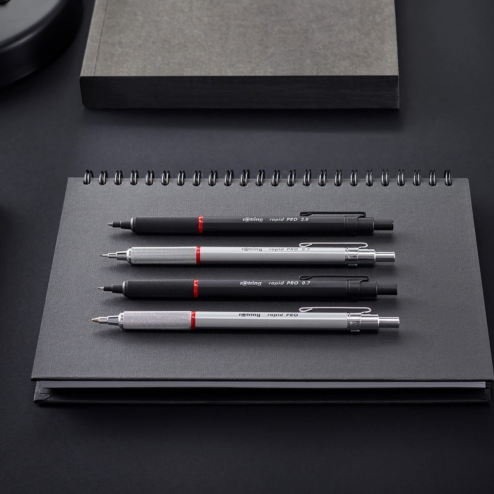 Rotring Rapid Pro Mechanical Pencil 2.0 Mm Black 1904260