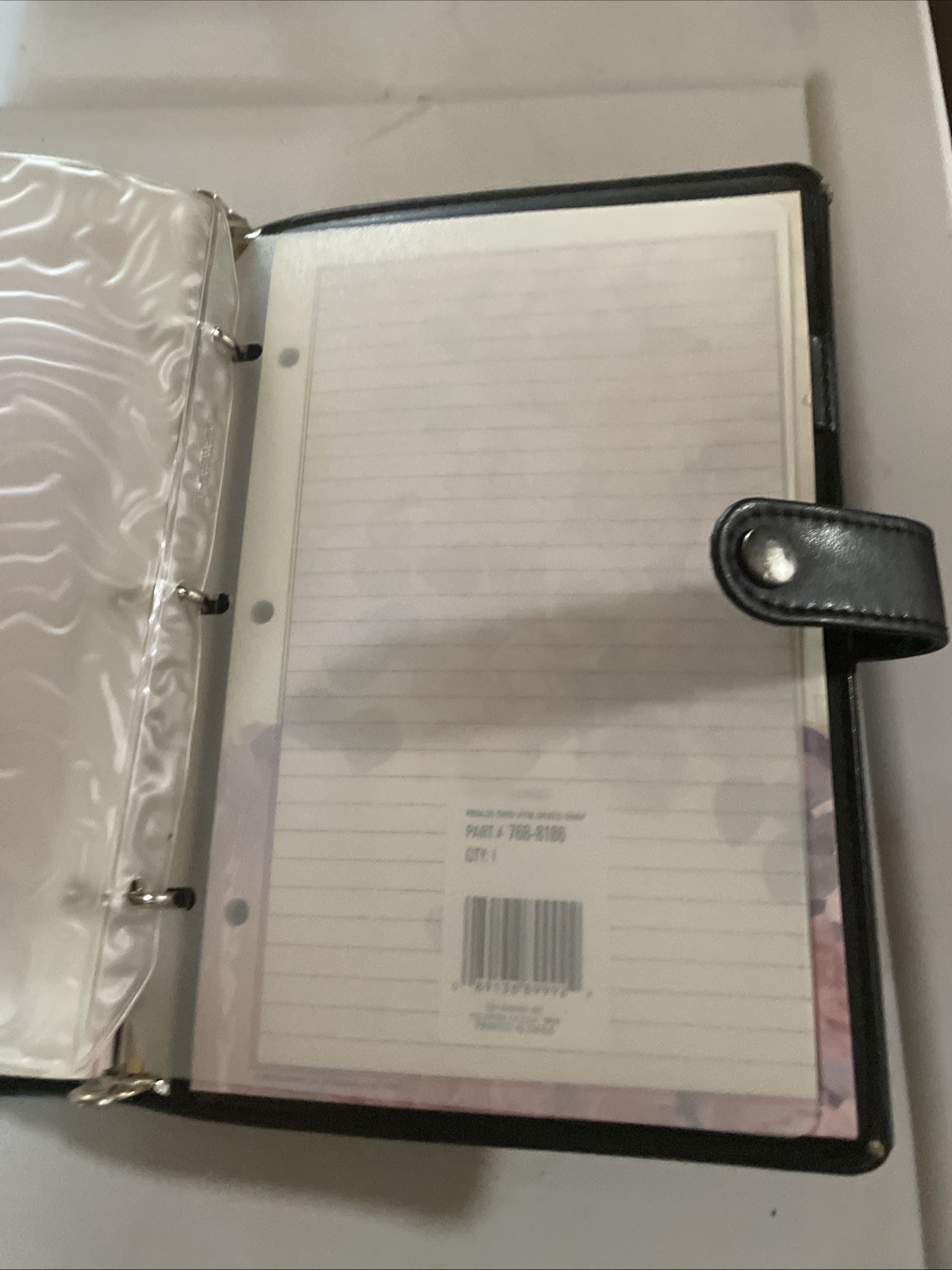 Day Runner Faux Leather Planner Binder Personal Organizer 9.25”x7”