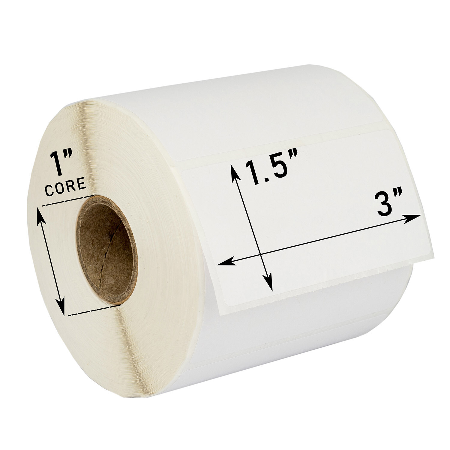 ZEBRA ELTRON 3×1.5 (3″ x 1 1/2″) Direct Thermal Labels – (50) Rolls of 950