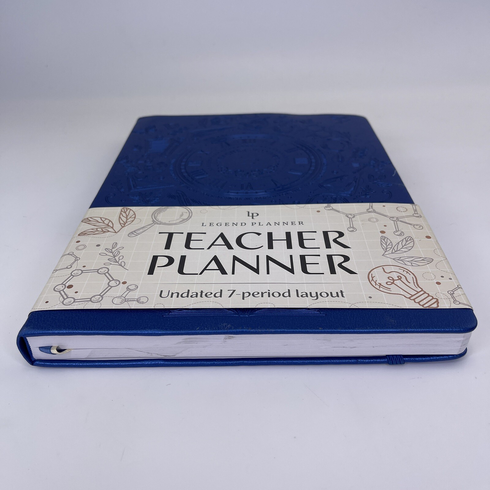 Legend Planner Undated 1 Year Weekly Monthly Planner Blue 7 Period Layout READ