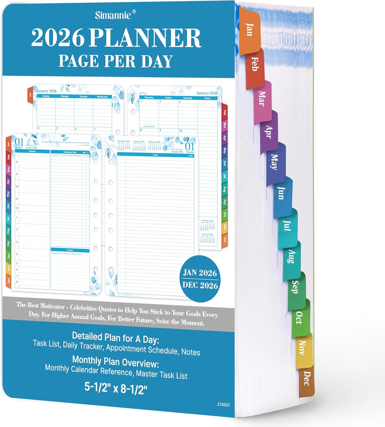 2026 Planner Refills – January 2026 – December 2026, 2026 Planner Refills, Two