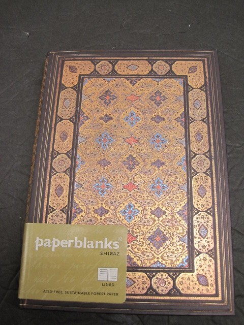 New Paperblanks lined acid-free notebook memento pouch Shariz 7″x5″ 7 x 5