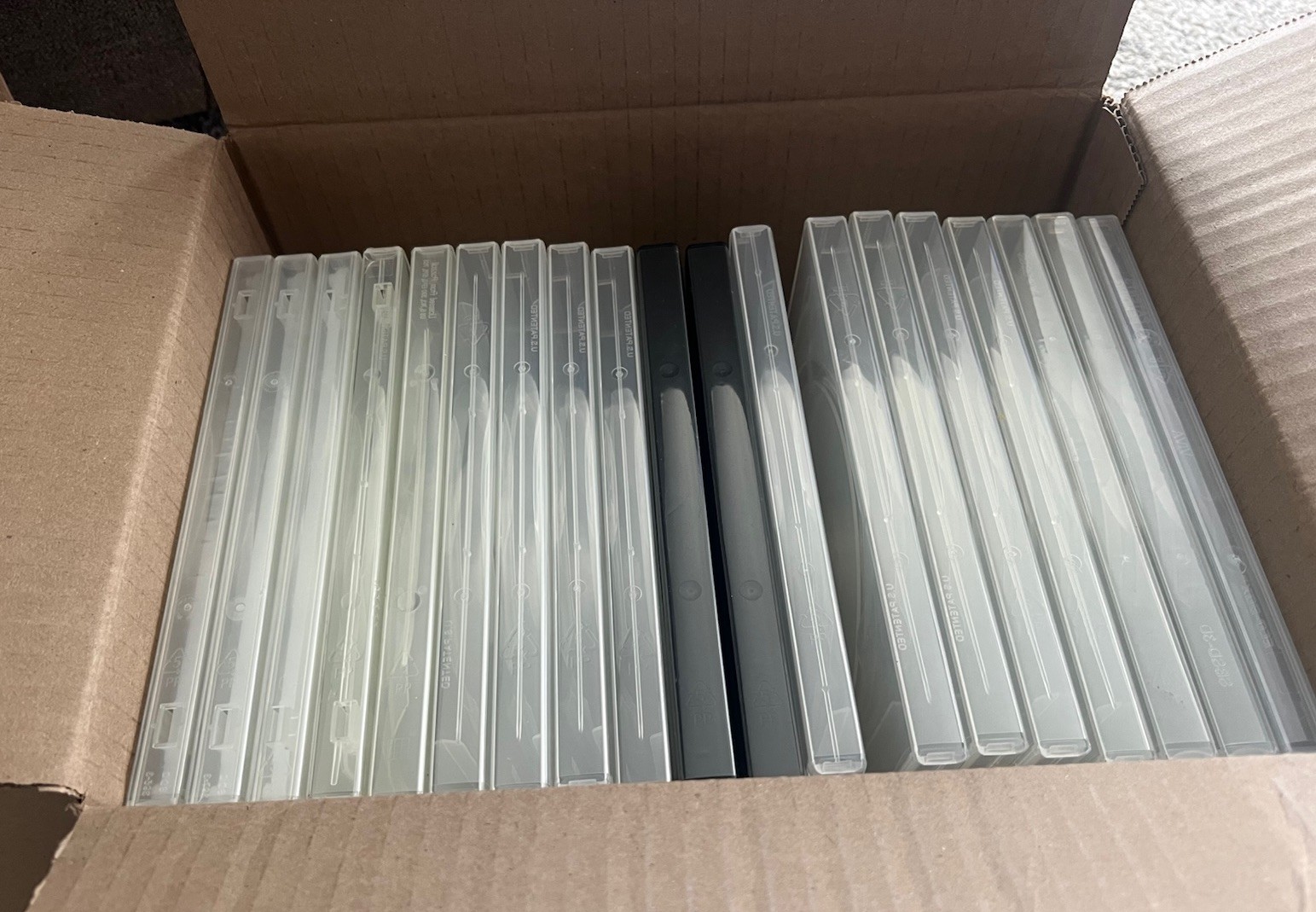 DVD Cases, 2-disc, Assortment Of 19