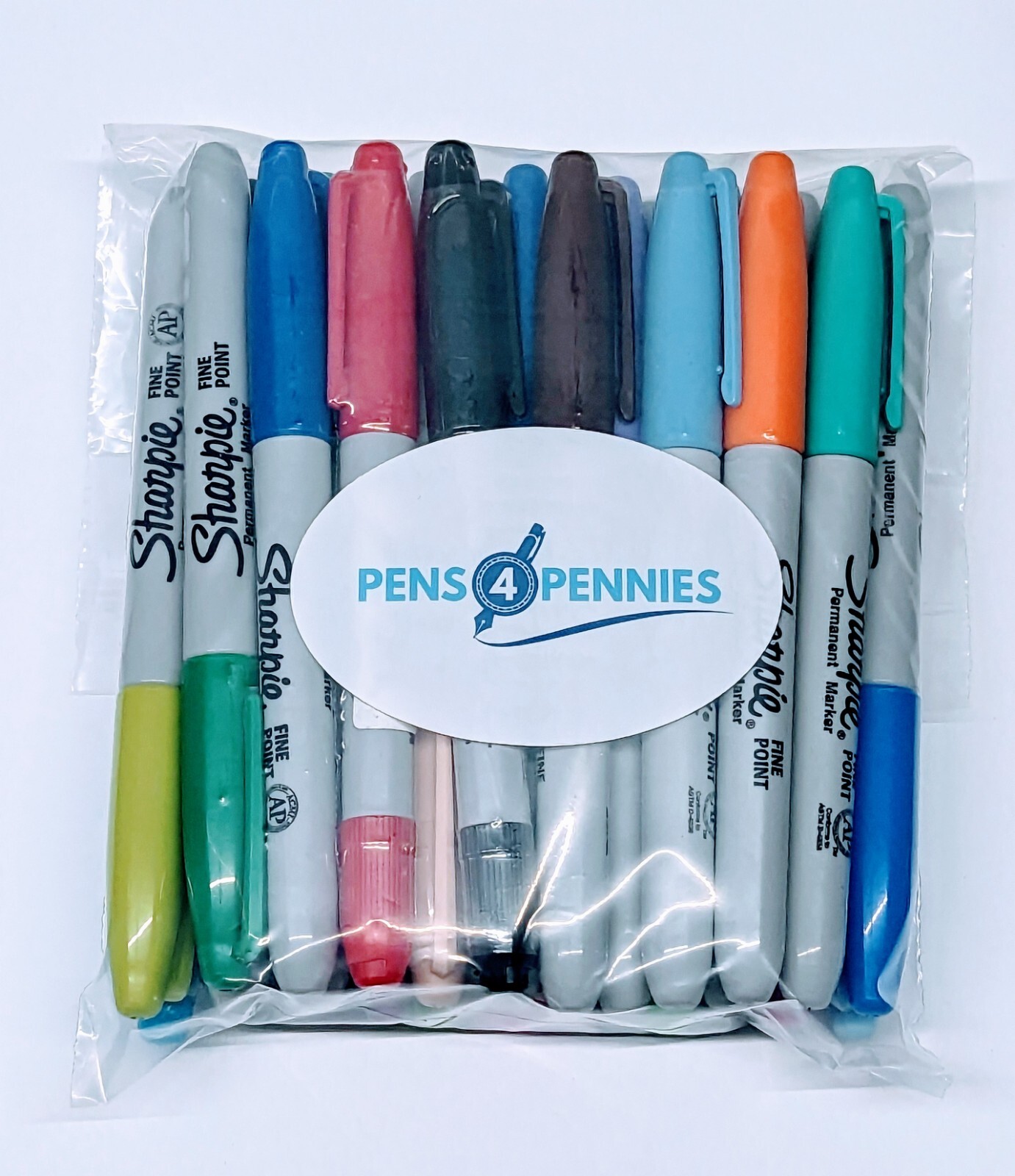 30ct Sharpie Marker Lot: Factory Assembly Errors/ Overstock/ Random Ink Colors