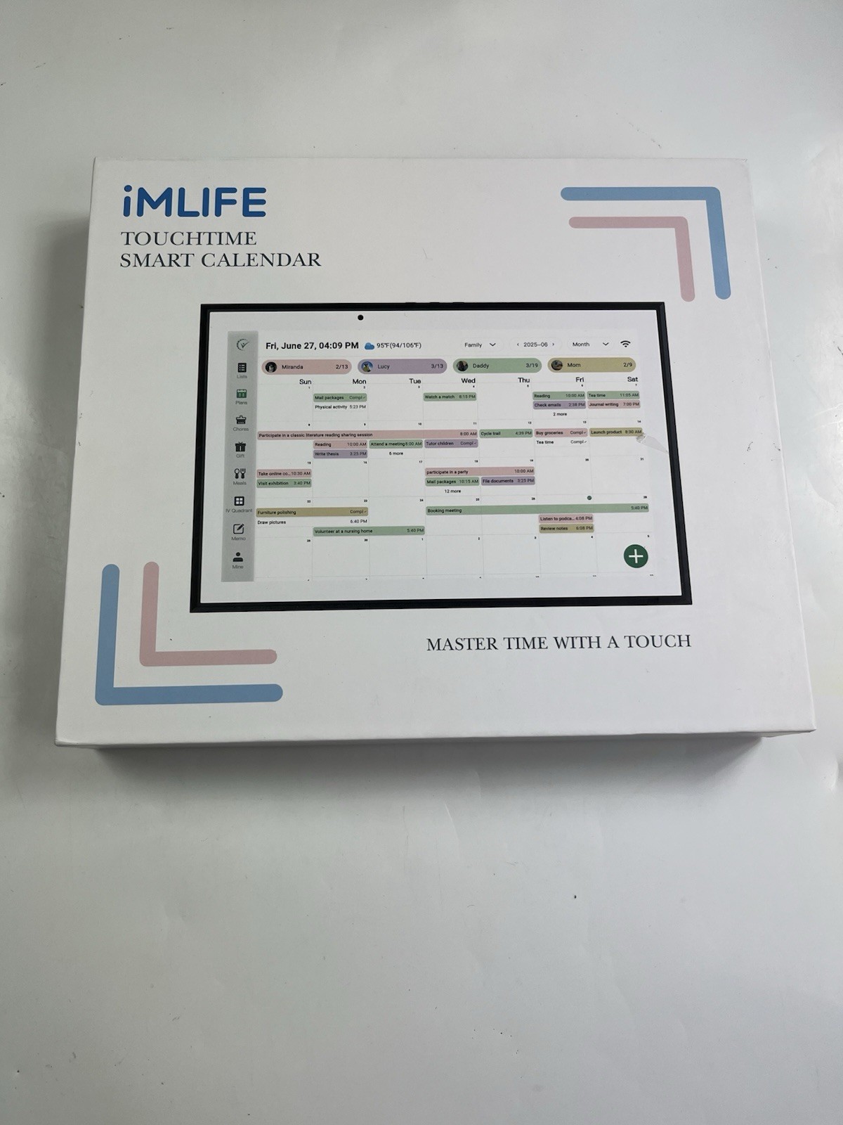 Imlife Touchtime Smart Calendar 10.1” Wifi Digital Calendar