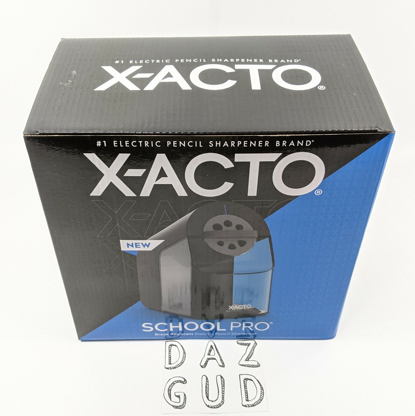 X-ACTO School Pro Electric Pencil Sharpener Quiet Motor 6 Pencil Sizes FREE SHIP
