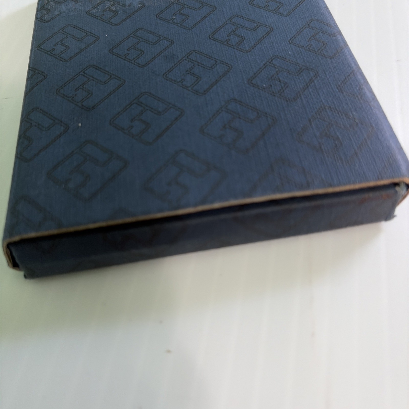 Sterling Silver Plated Business Card Case Holder Hinged with bag and box