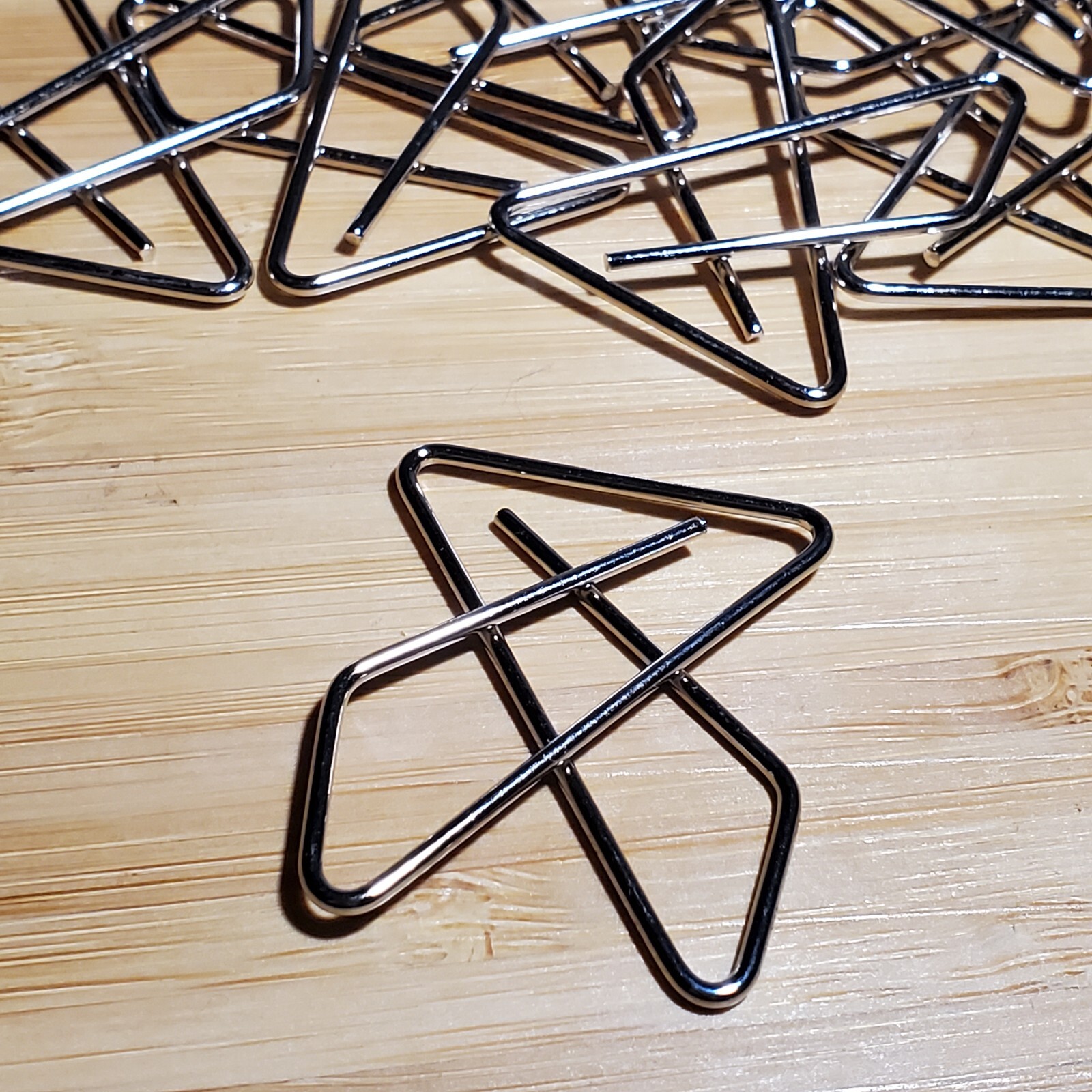 7 PC Acco Vintage Butterfly Paper Clips Size 1 Cute Organizing Document Clamps