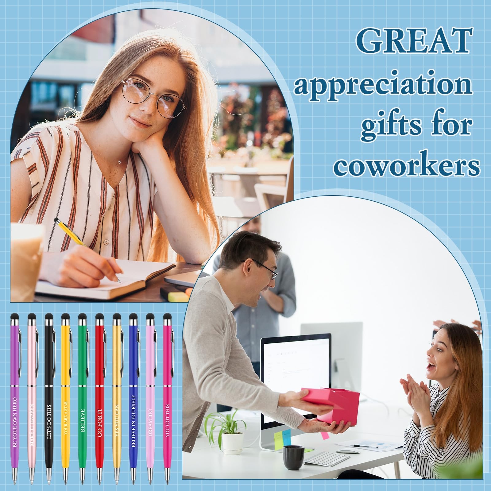 100 Pcs Inspirational Motivational Ballpoint Pens Bulk Employee Appreciation …