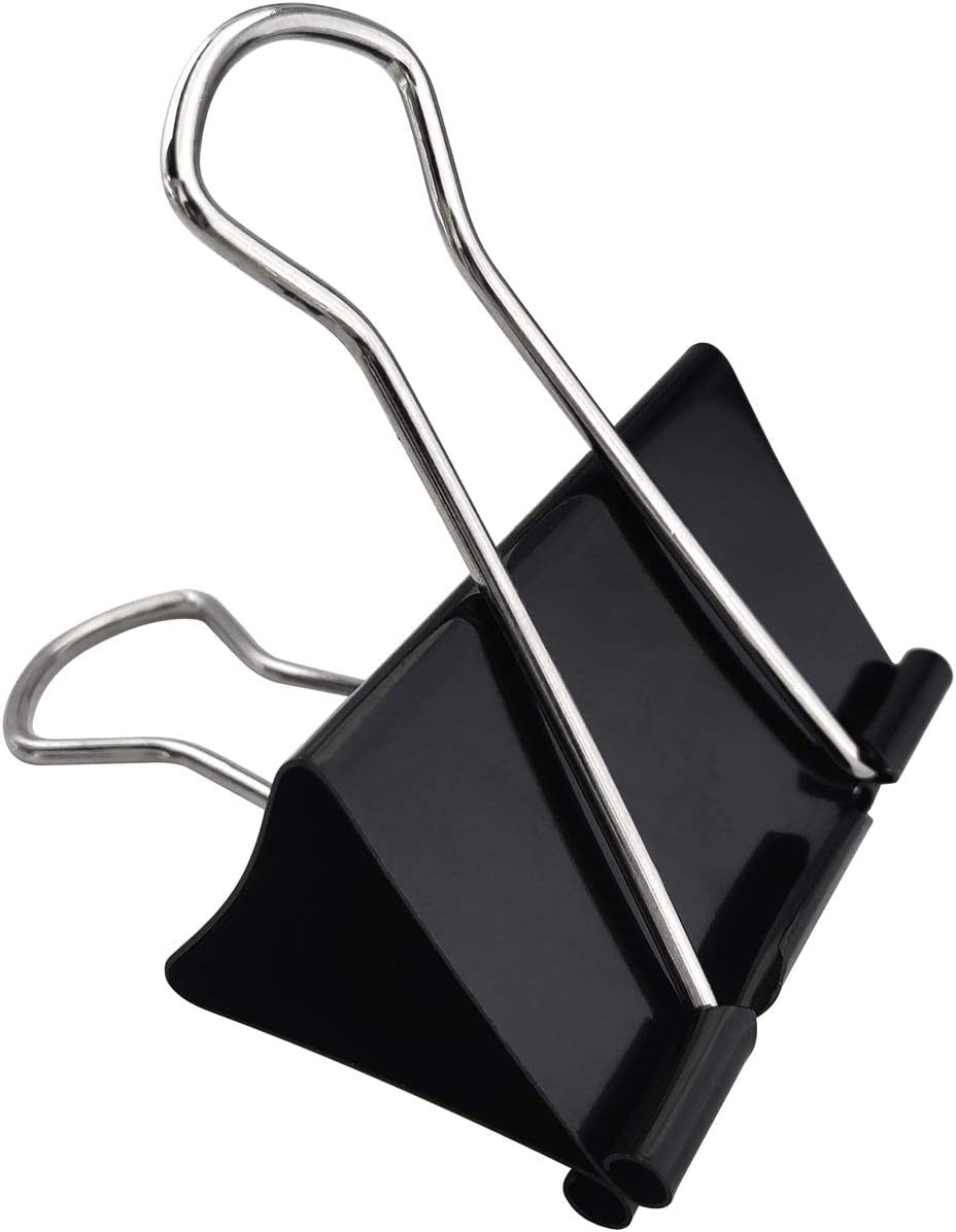 Extra Large Binder Clips 2.4-Inch (12 Pack), Big Paper Clamps for Office Supplie