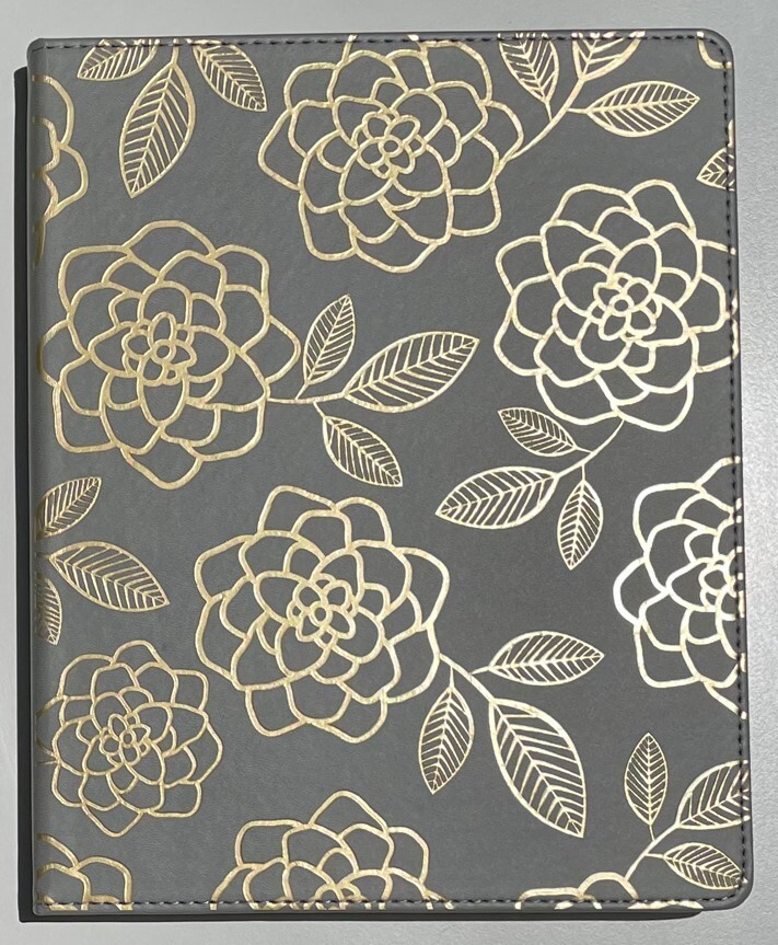 Eccolo Oversized Soft Leatherette Embossed Notebook Journal 10″ x 8″