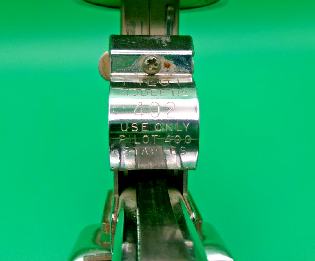 Vintage Pilot Stapler Model No. 402 Ace Fastener Corp. Chicago USA – Works! EUC