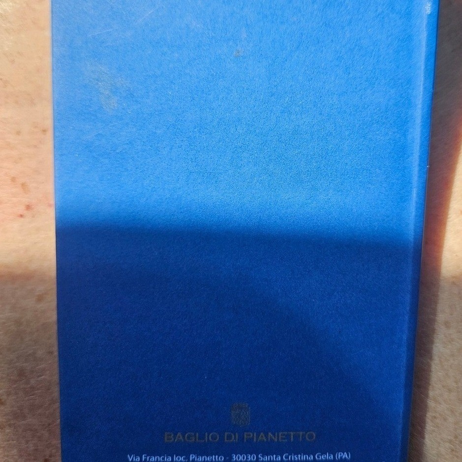 Baglio di Pianetto Wine Tasting Book Journal Blue Gold Foil Wine Log Notebook