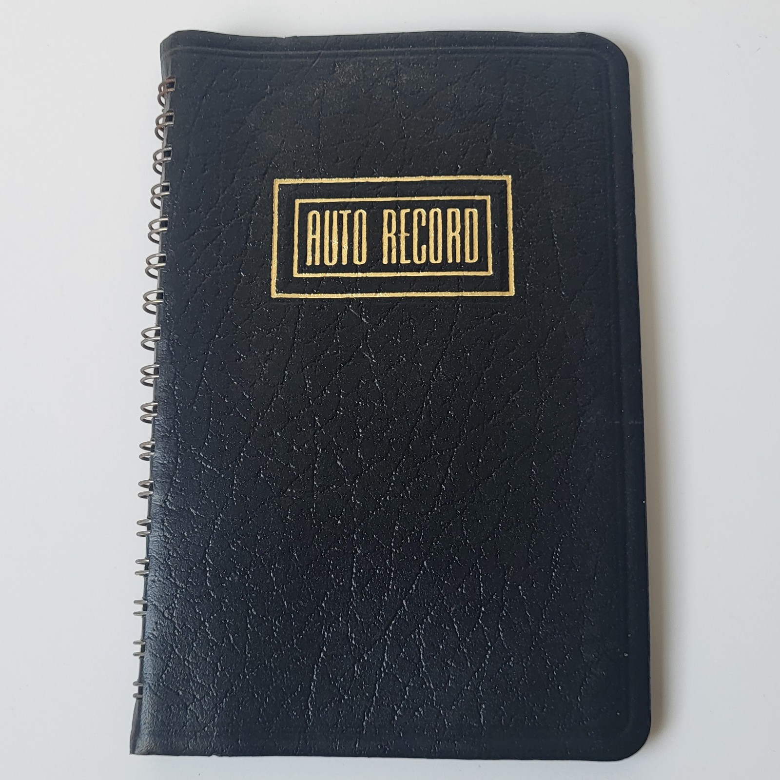 Vintage Black AT-A-GLANCE Auto Record Shaeffer Eaton Textron 1982 Made USA NOS