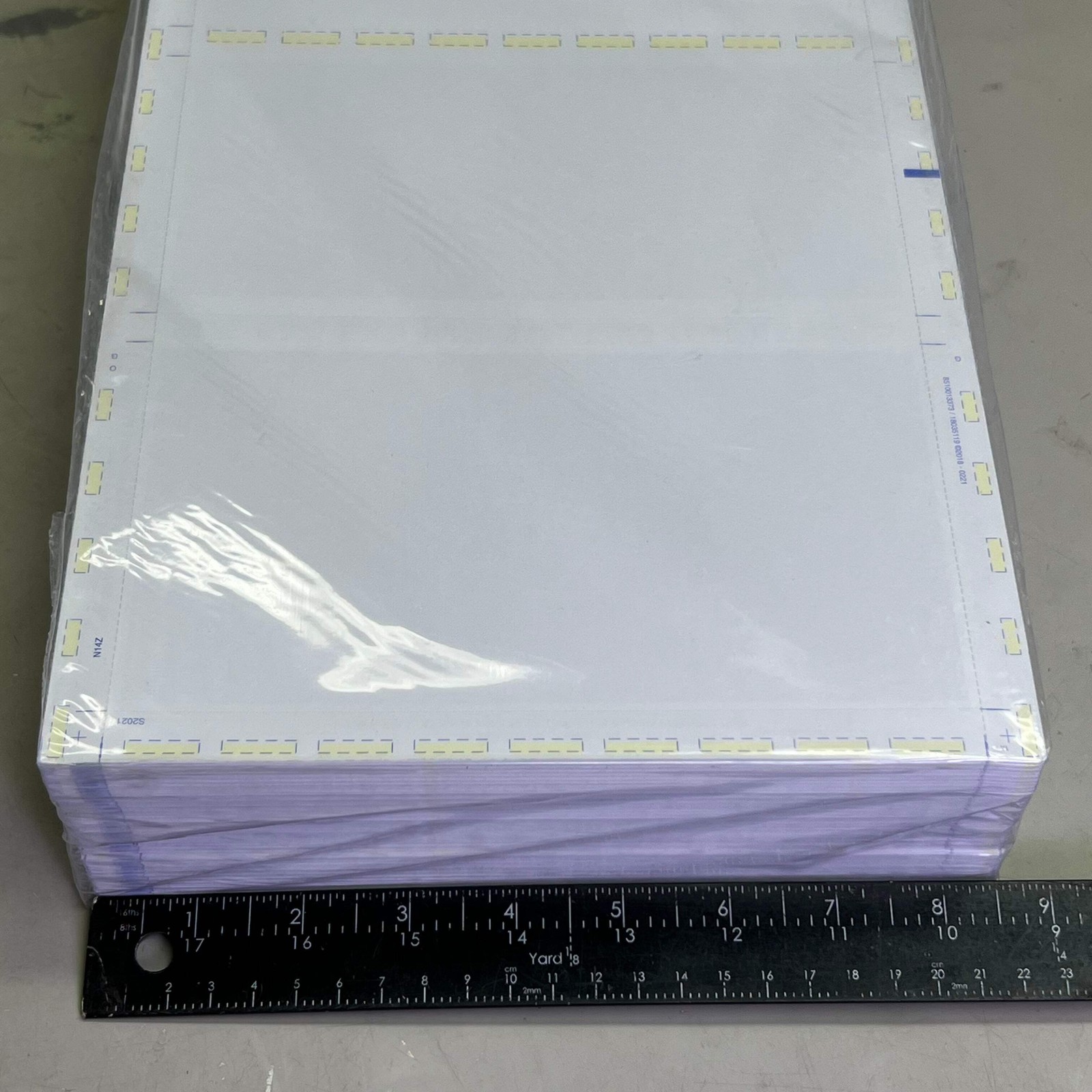 Check Paper (2000 Sheets) Sz 8.5″ W x 14″ L, White