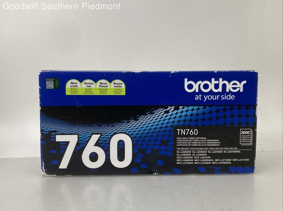 Brother TN760 Toner Cartridge – N/A – New