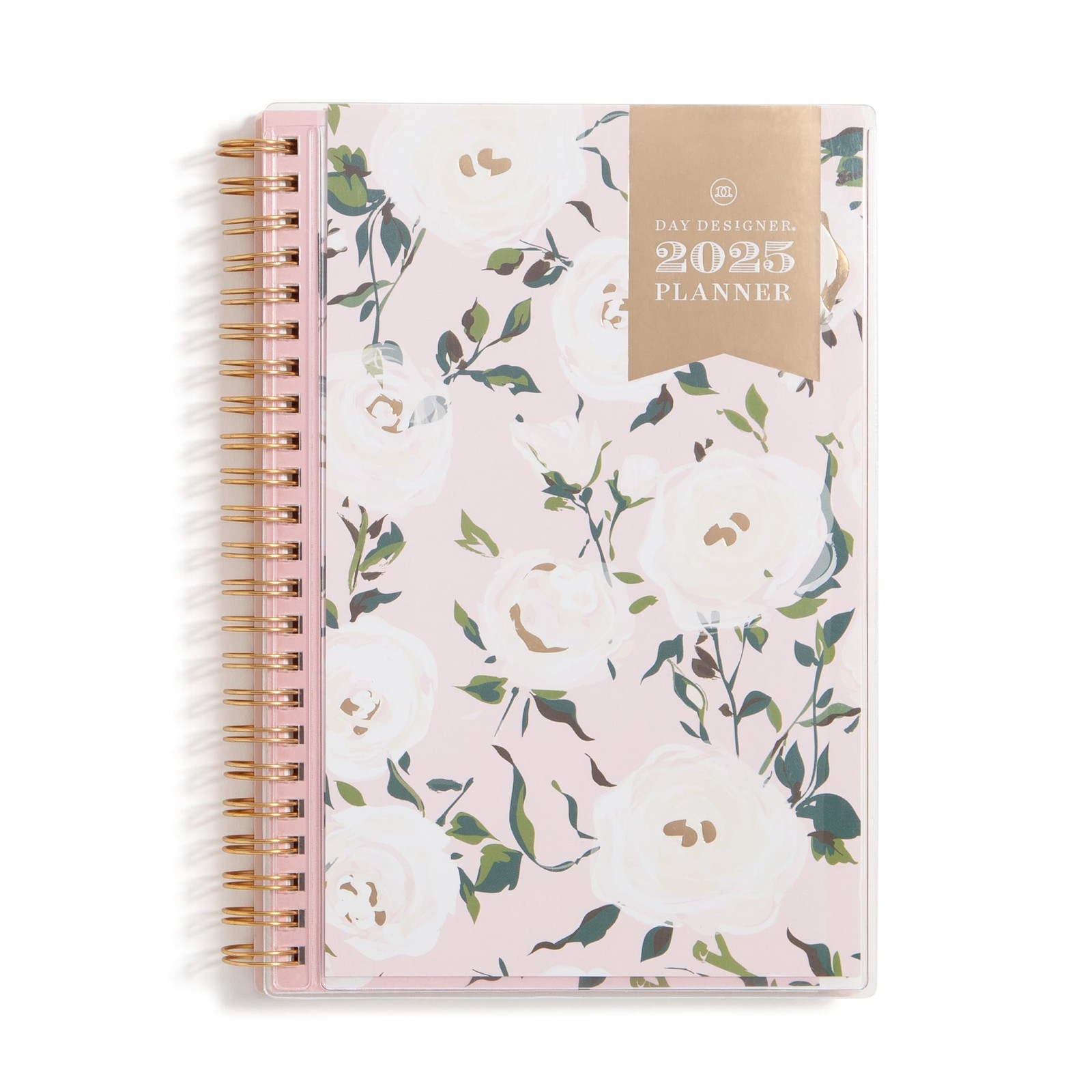 Blue Sky Day Designer Coming Up Roses Planner 2025 5×8 Safety Wirebound