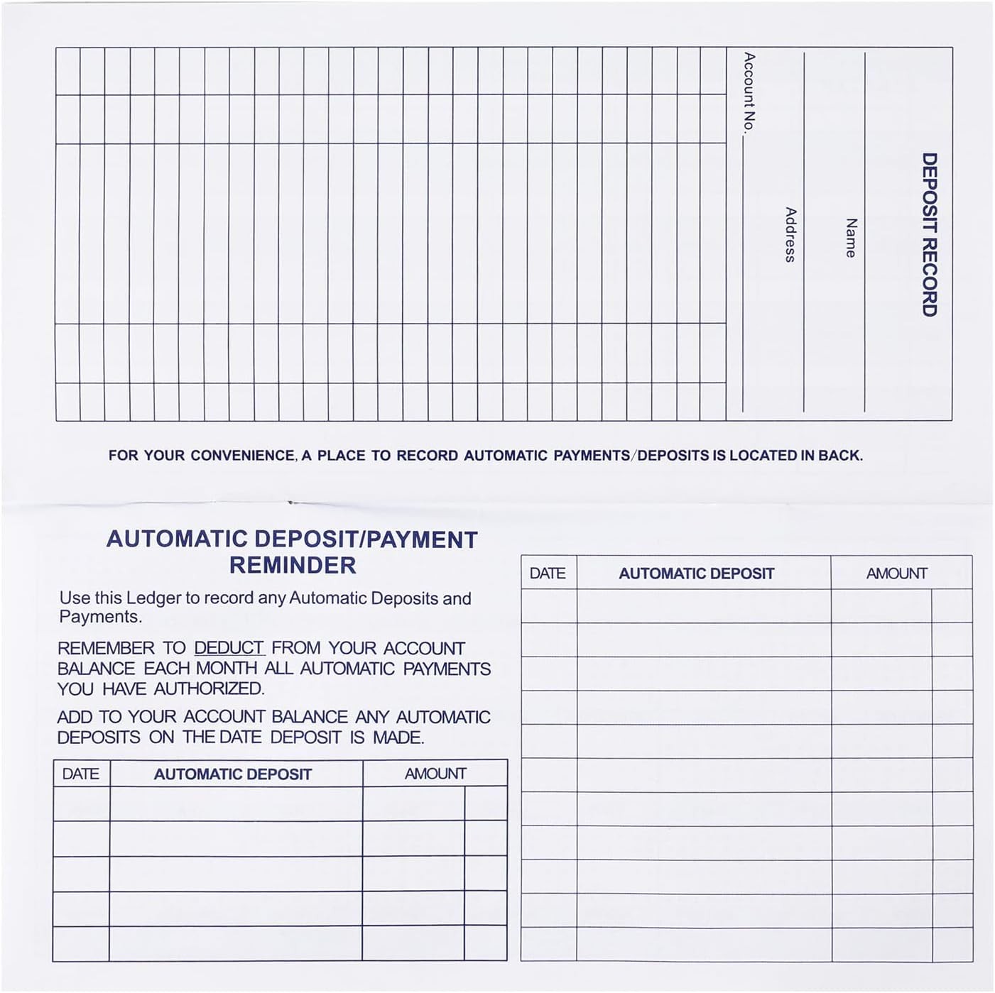 12 Pack Check Registers – Stylish 6×3 Inch Financial Logbooks for Home or Bus…
