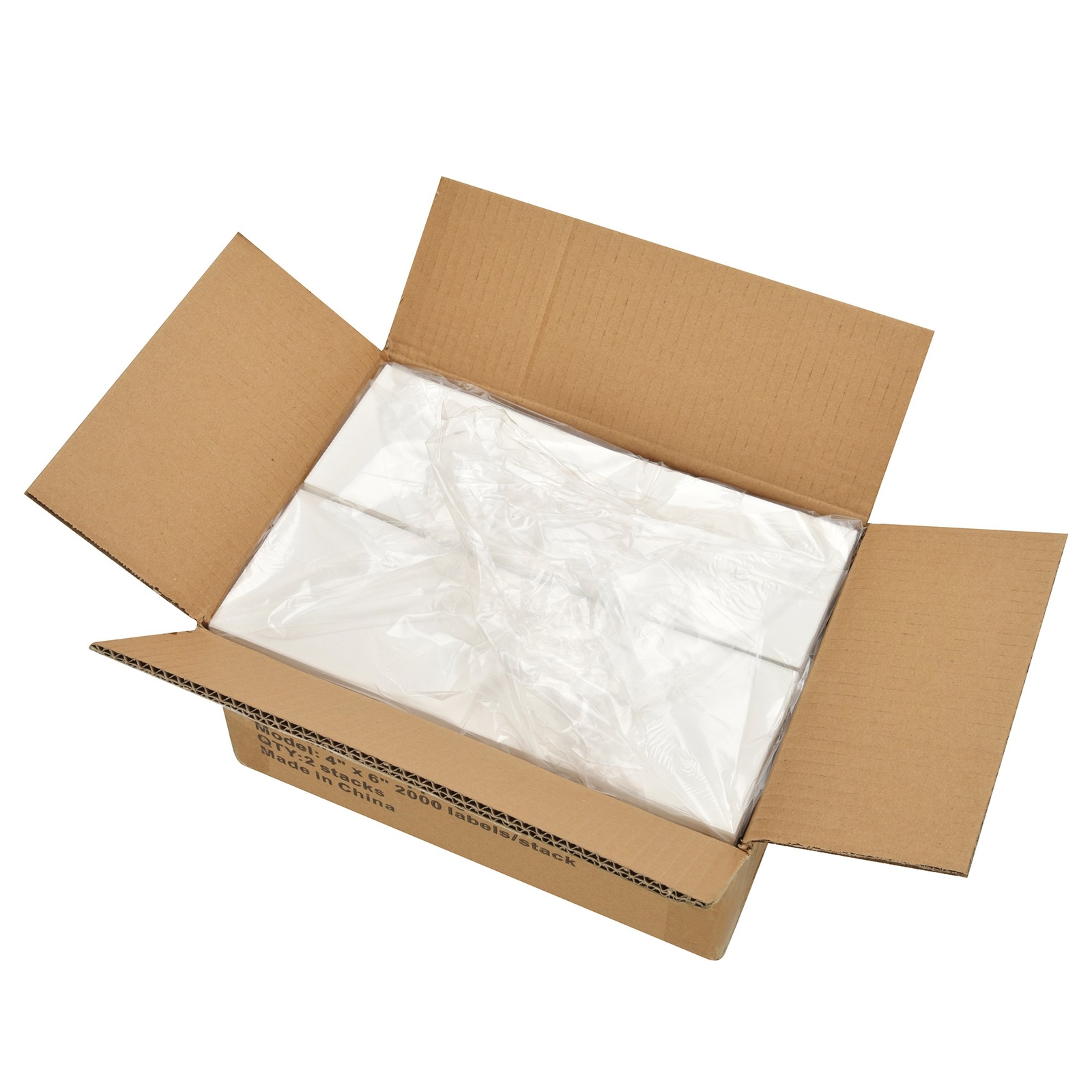 4000 Fanfold 4×6 Direct Thermal Shipping Barcode Labels – Zebra Eltron 2844 USA