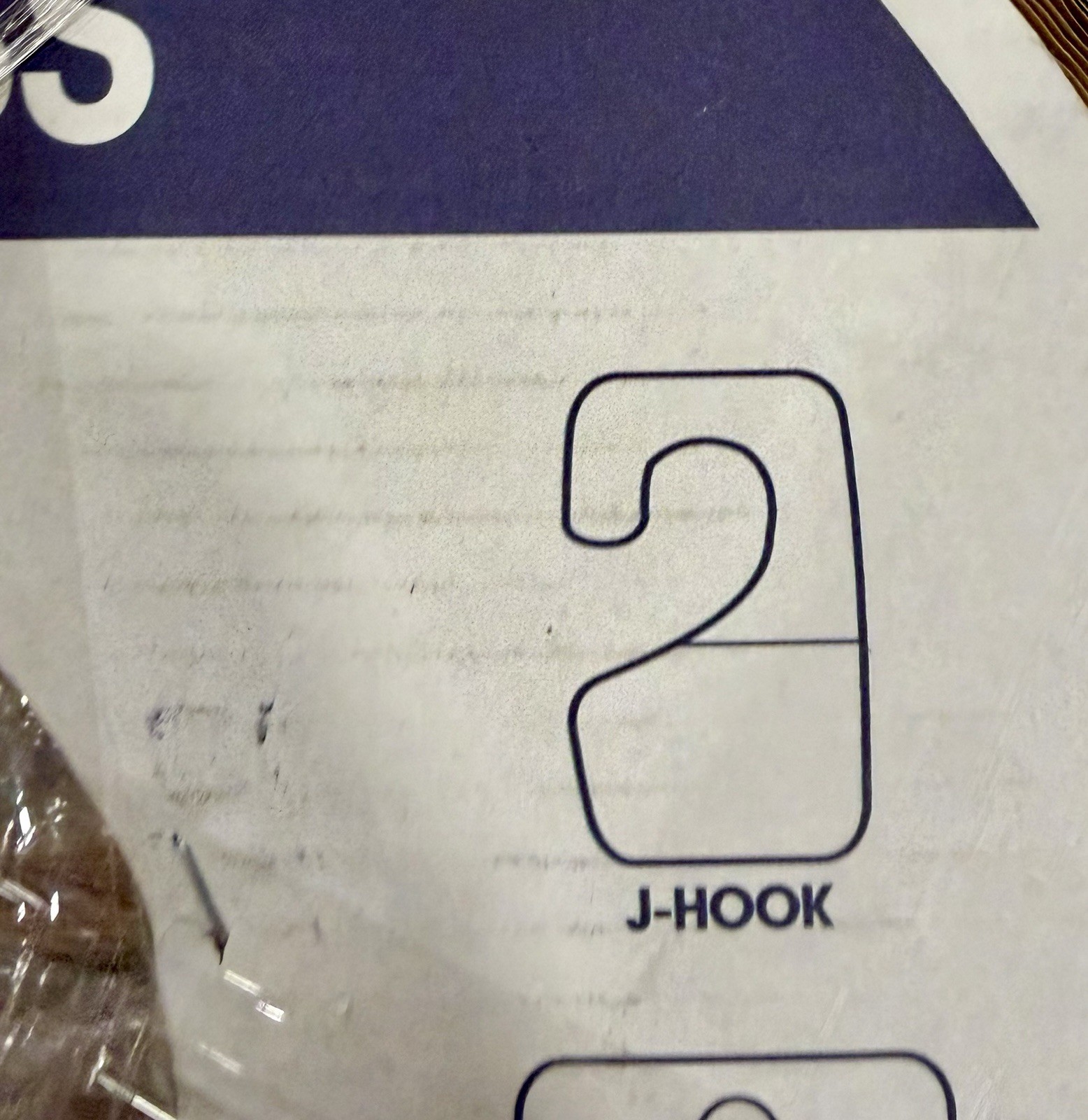 3,500 Uline hang tabs S-12558 Hang Tabs – 1 x 1 3⁄4″, J-Hook, New