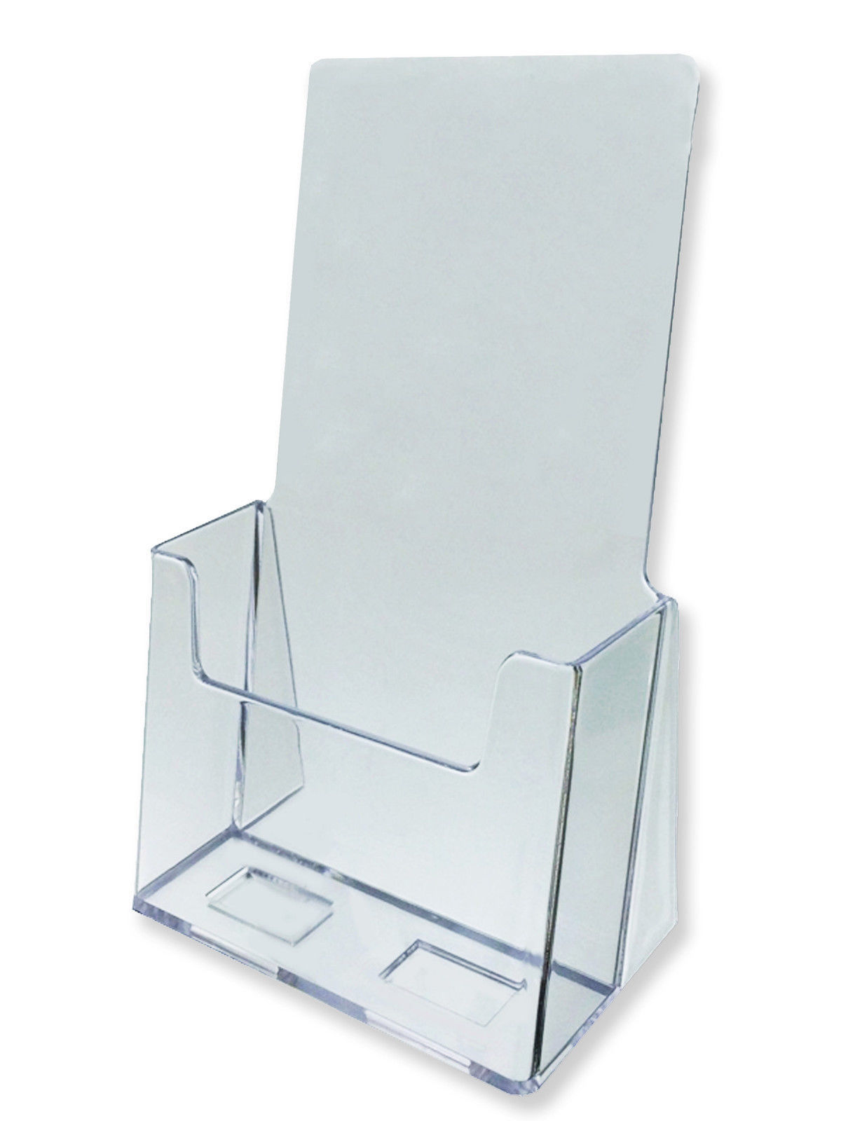 2 Pack Brochure Holder 4×9″ Tri-Fold Desktop AZM Display Top Quality Made in USA