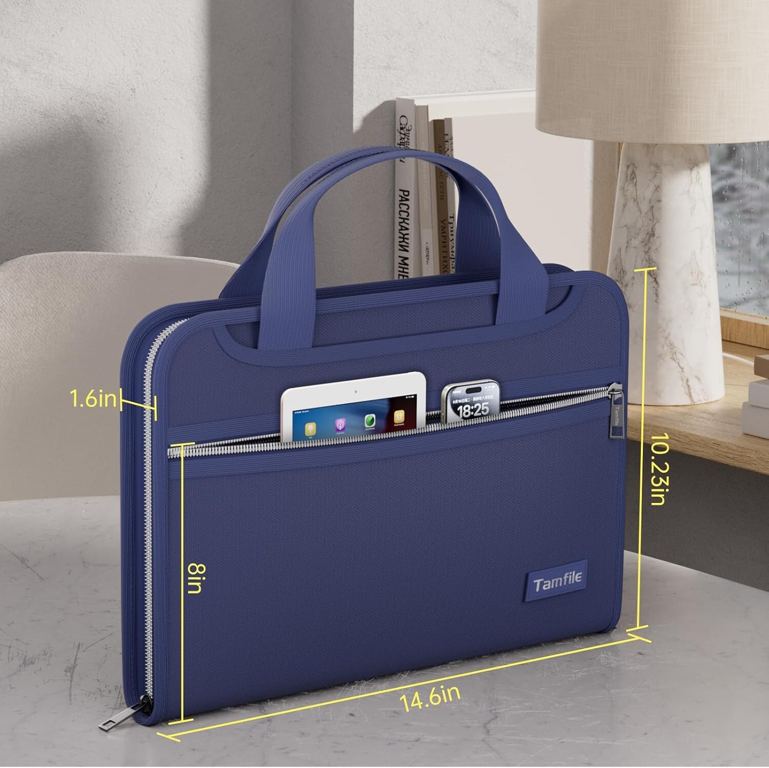 Fireproof Expanding File Organizer with 13 Pockets – Perfect for A4 & Letter