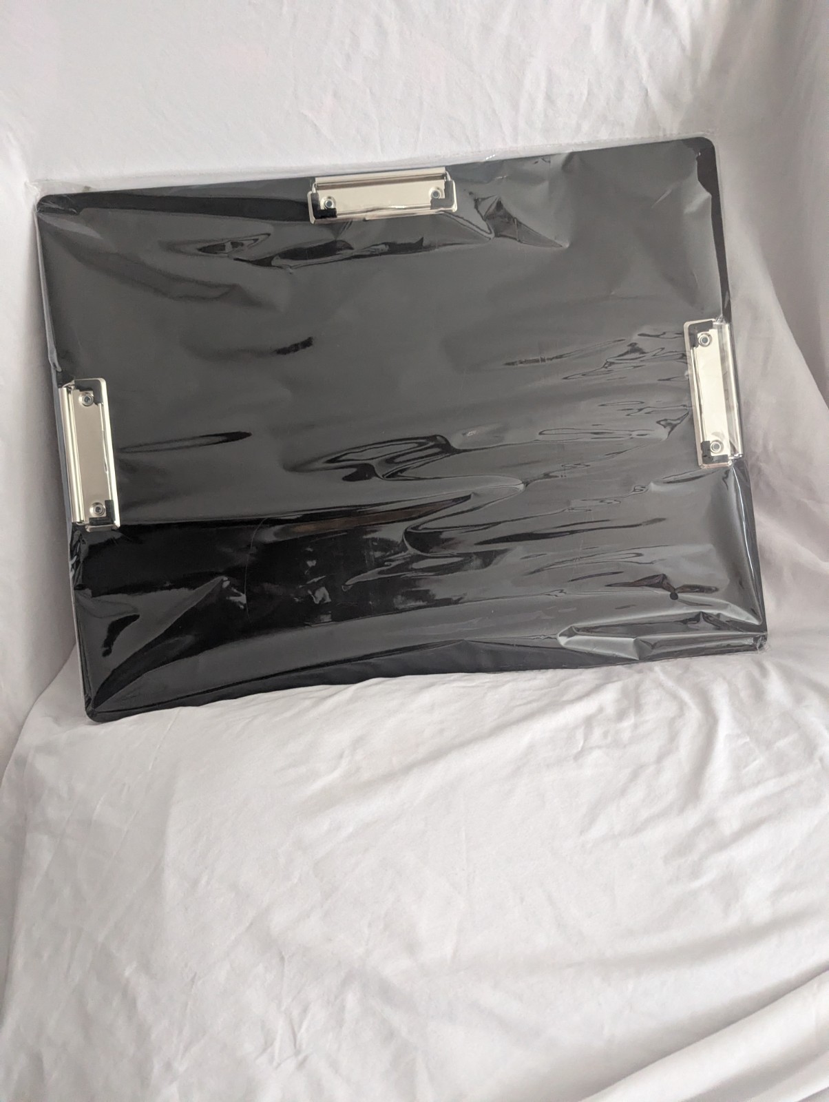 (2 Pack) 18″ x 1 4″ XL Three Clip Clipboard (ledger size: 15″ x 12″)
