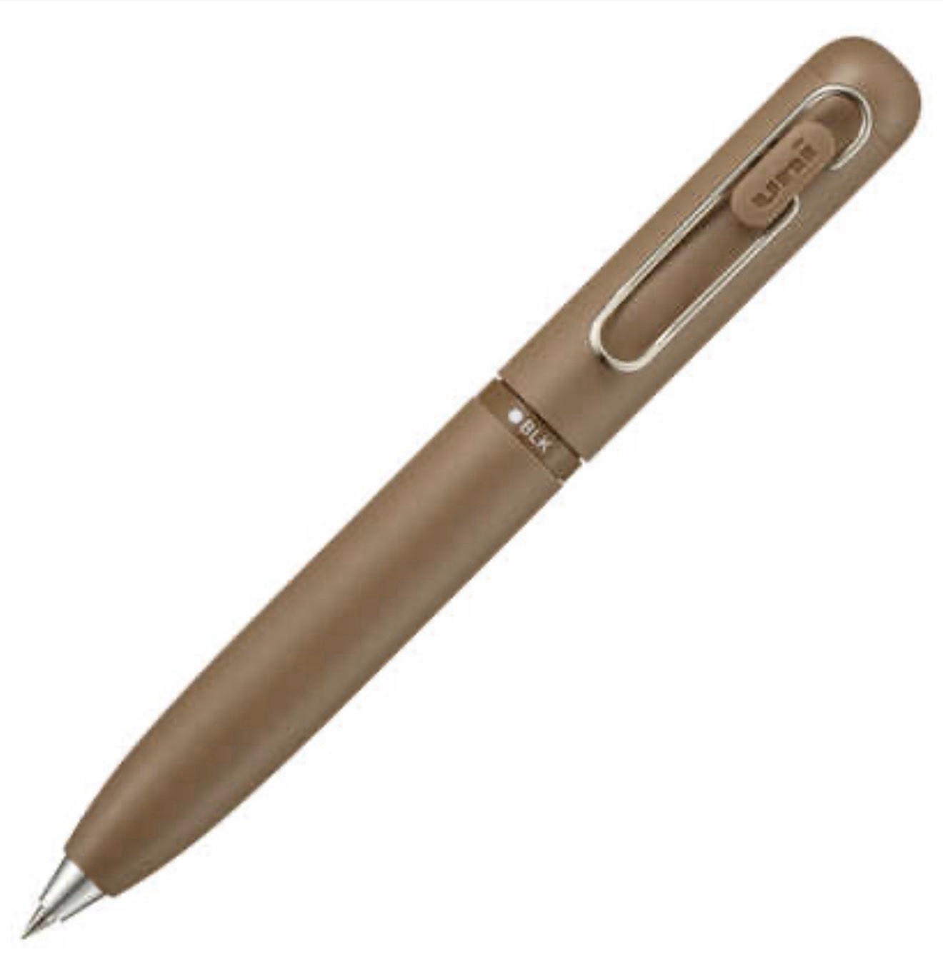 Uni-Ball One 3 set of 2 Brick Red 0.5mm Sugar Brown 0.38mm 3-Color Pen