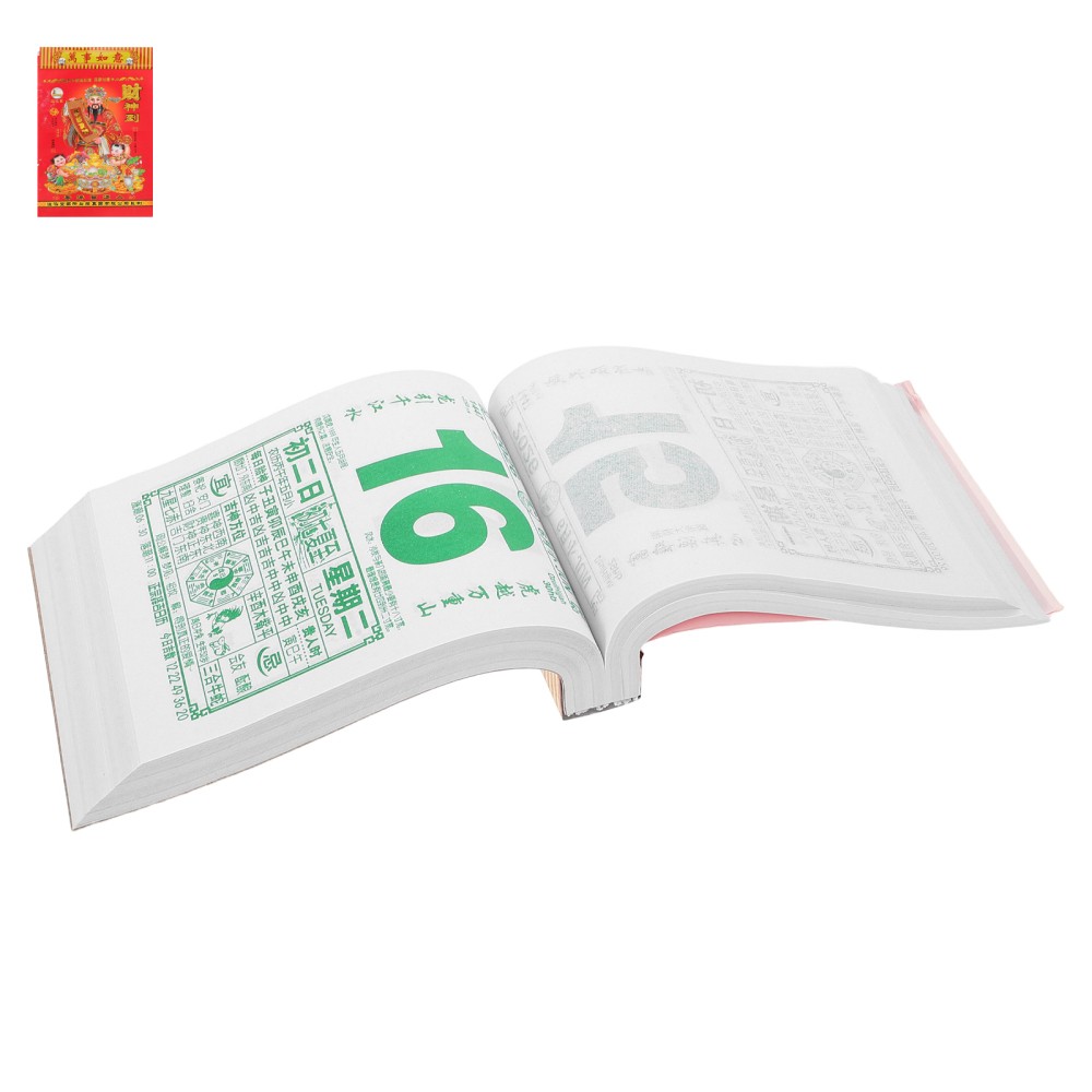 Tear off Lunar Calendar New Year Solar Traditional Hanging Mounted