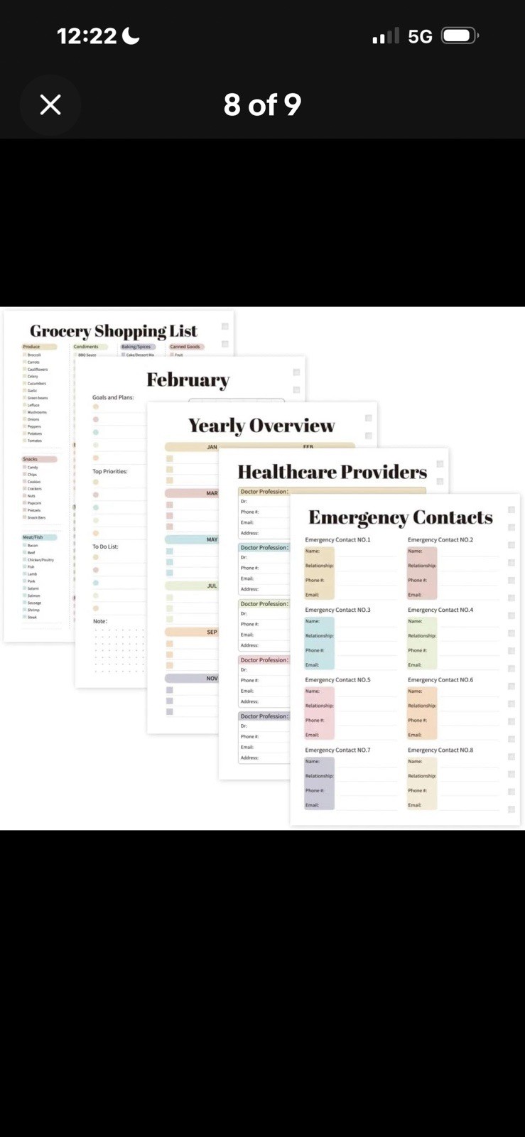All-in-One Family planner Organizer & Home Management Binder: Calendar Schedulin