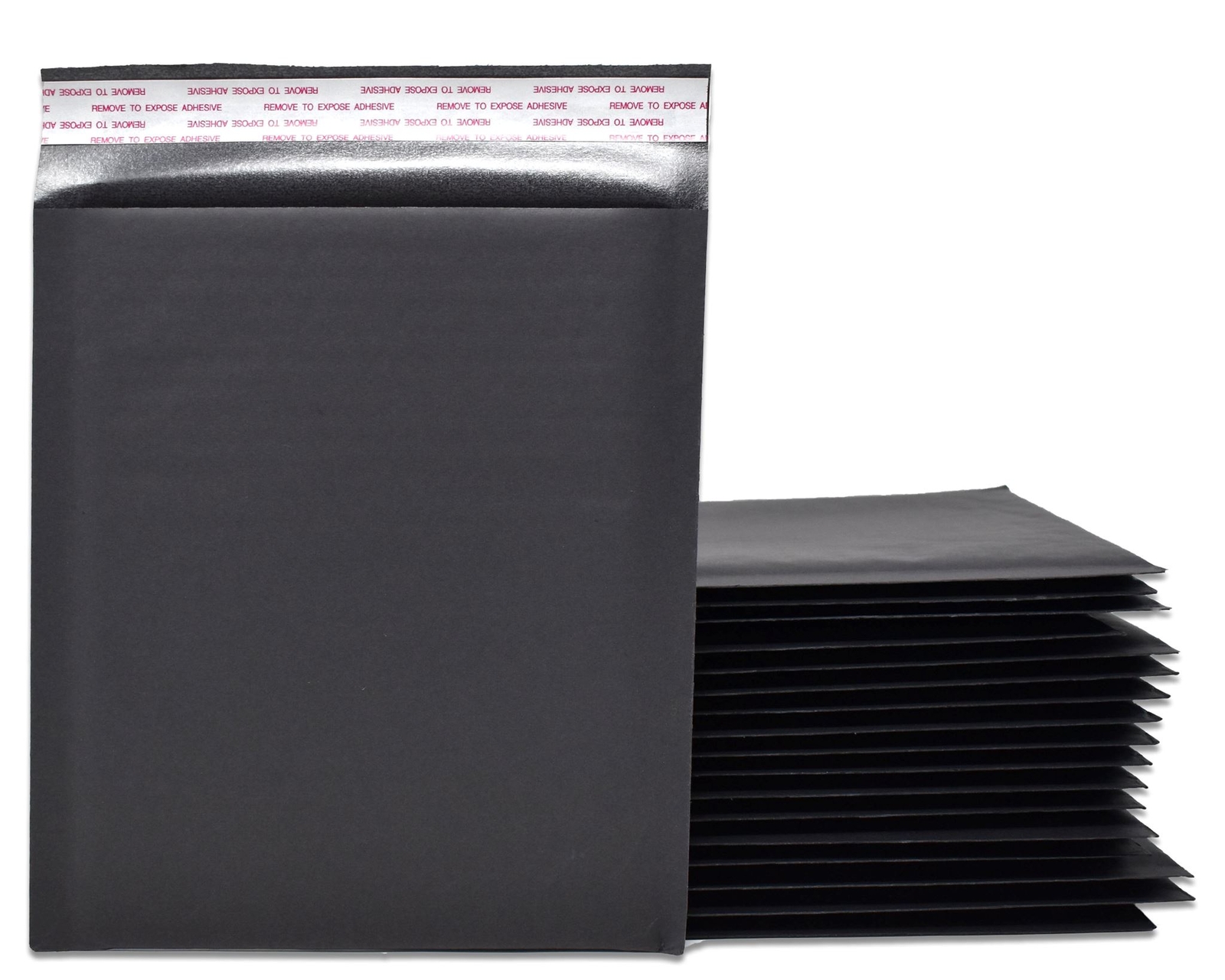 4×8, 6×10, 8×12 Combo! Black Matte Kraft Bubble Mailers! Made from Recycled Pa